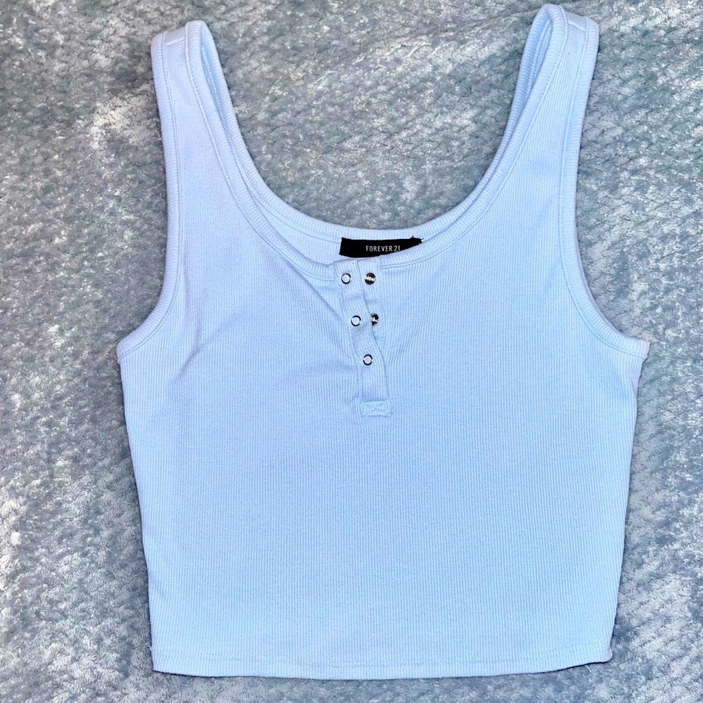 Forever 21 light blue top
